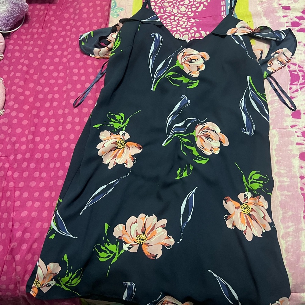 Sleeveless Floral Dress